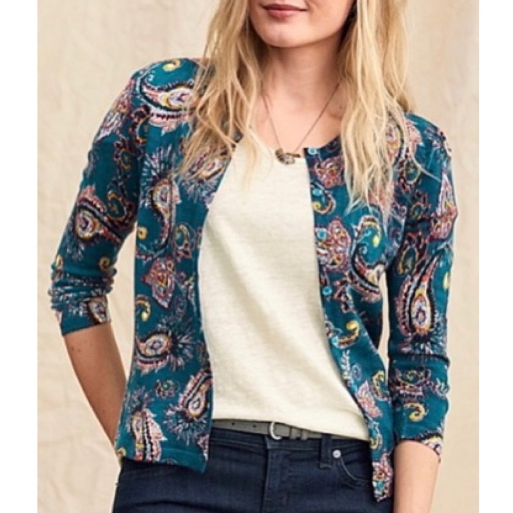 Garnet Hill Signature Eco Merino Wool Cardigan Sweater